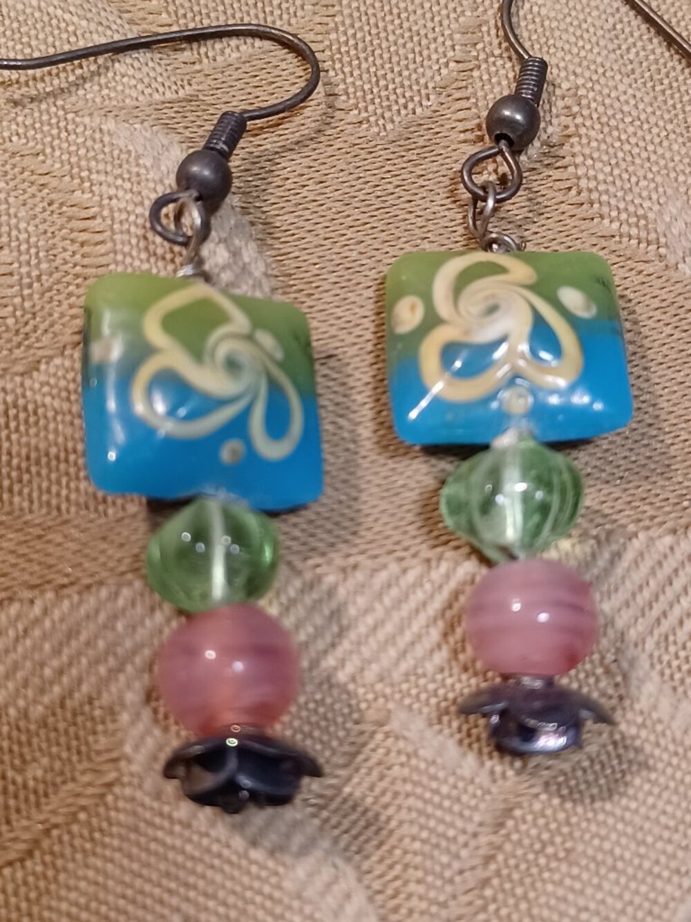 Arabesque Czech Fire Polished glass beads